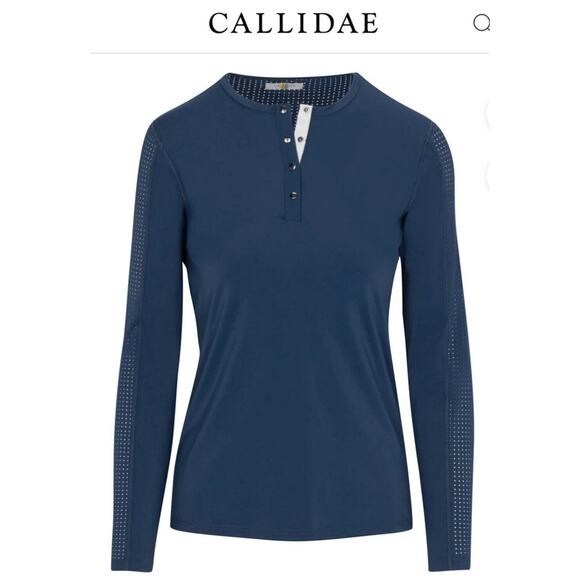 CALLIDAE The Tech Practice Basics Shirt Long Sleeve Snap Button - Picture 1 of 13